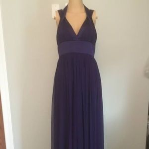 Halter Purple Gown